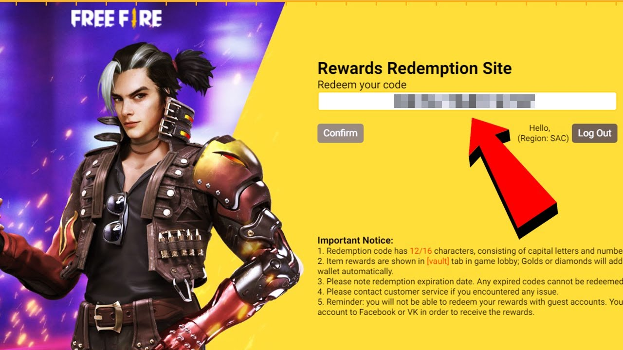 codigos free fire