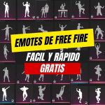 emotes de free fire gratis con id