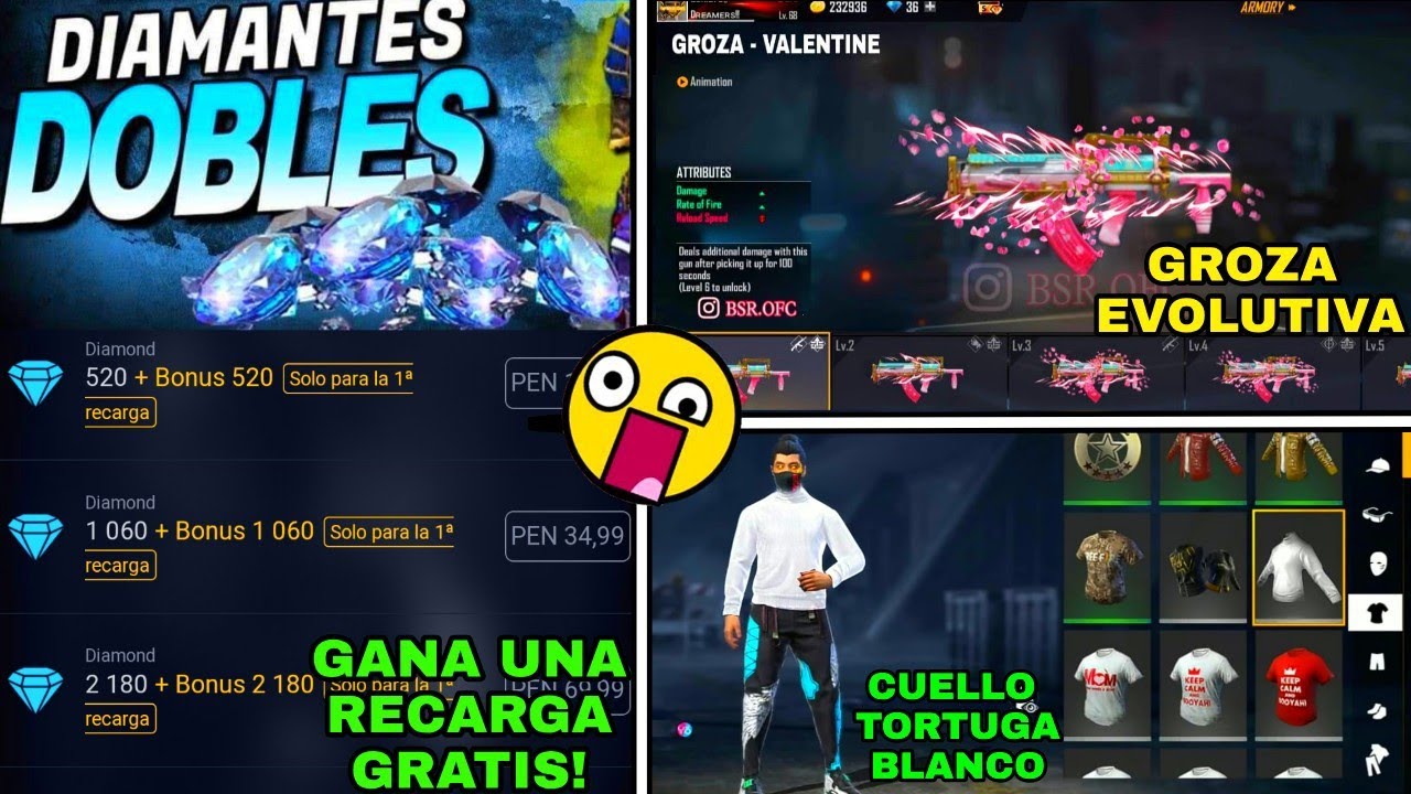 cuando se llevara a cabo el proximo evento de diamantes en free fire no te lo pierdas