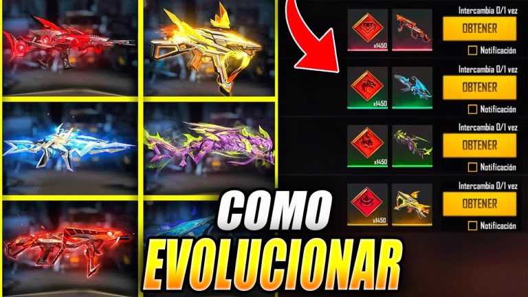 descubre como se pueden obtener armas evolutivas en free fire guia completa