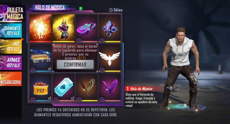 que es la ruleta en free fire y como funciona guia completa para ganar recompensas