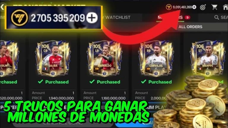 Los mejores métodos para farmear monedas en FC Mobile